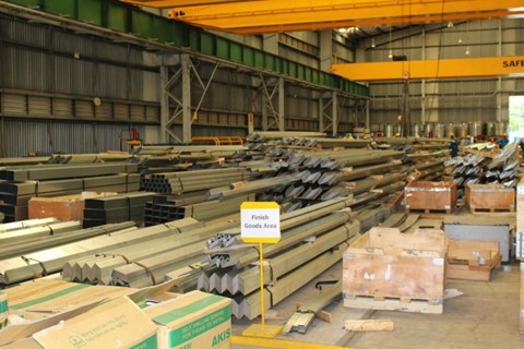 Alloy steel is made of iron and carbon, mixed with other chemical elements like copper, manganese, nickel, etc. 