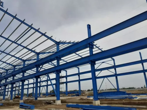 Steel structures are applied to many different projects